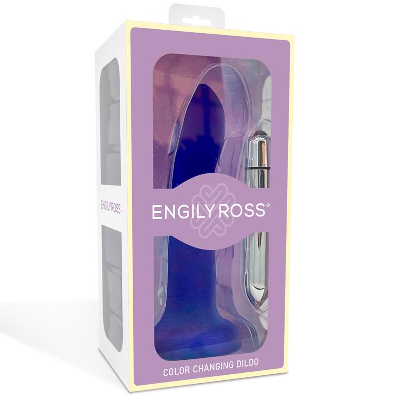 Dildo Cangiante S (Viola a Rosa, 14 cm)