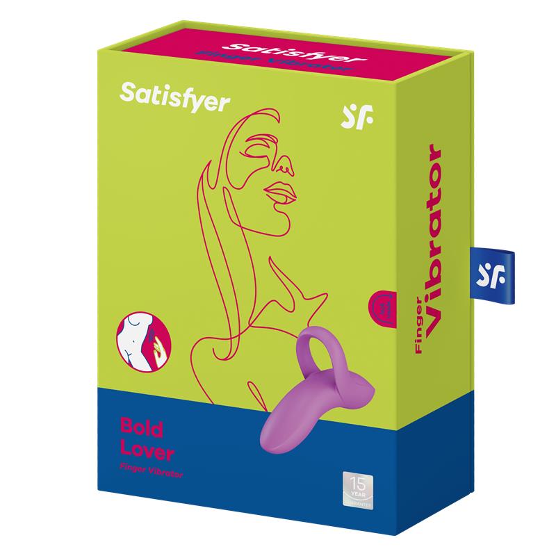 Satisfyer Bold Lover — Vibratore da Dito Ricaricabile e Impermeabile