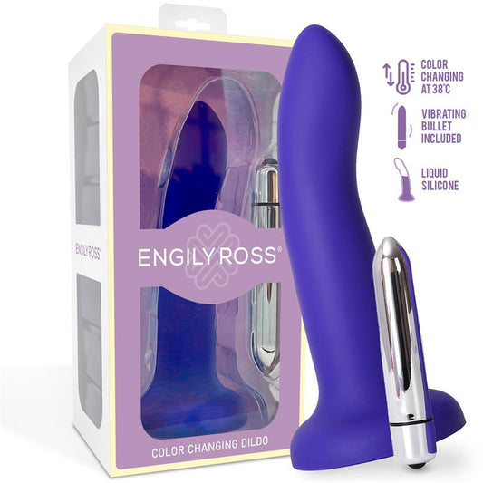 Dildo Cangiante S (Viola a Rosa, 14 cm)