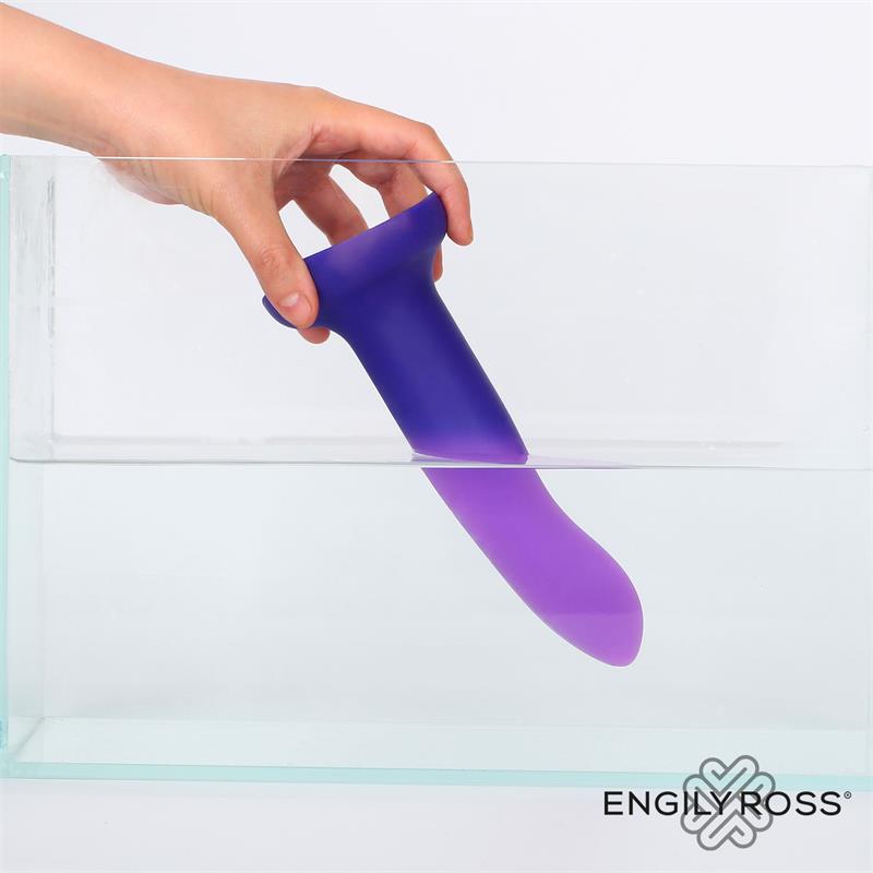 Dildo Vibrante Cangiante (17 cm)  Blue a Viola