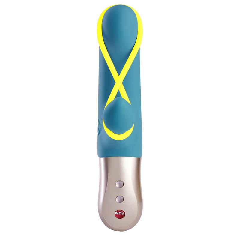 Amorino G-Spot Vibe - Petrol/Neon Yellow & Pink/Neon Yellow