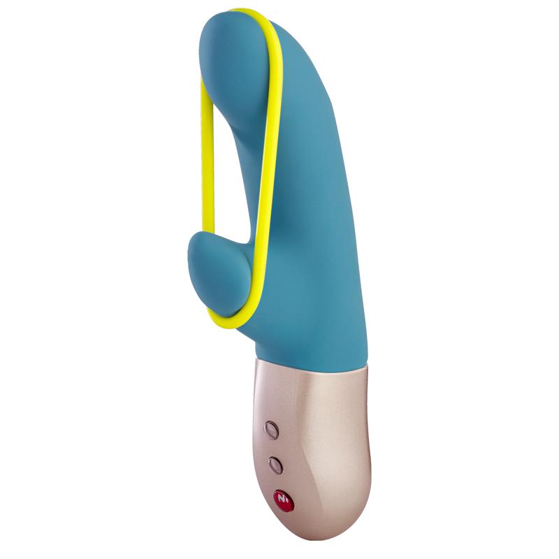 Amorino G-Spot Vibe - Petrol/Neon Yellow & Pink/Neon Yellow