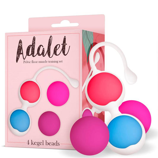 Adalet Kit 4 Palline Kegel — Allena il Pavimento Pelvico con Gradualità