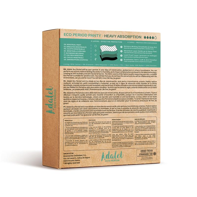 Mutande Mestruali Ocean - Assorbimento Regular e Super