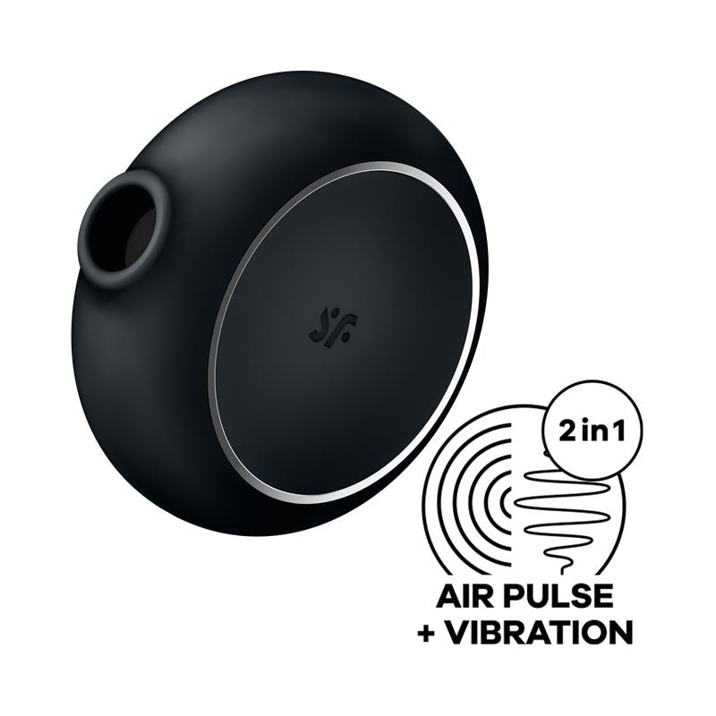 Satisfyer Pro To Go 3 — Stimolatore Clitorideo Compatto a Onde di Pressione + Vibrazioni