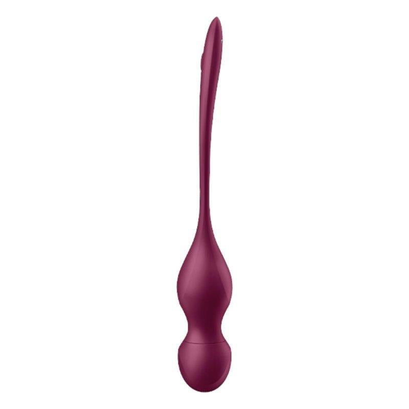 1. Satisfyer Love Birds Vary Connect App - Wine Red