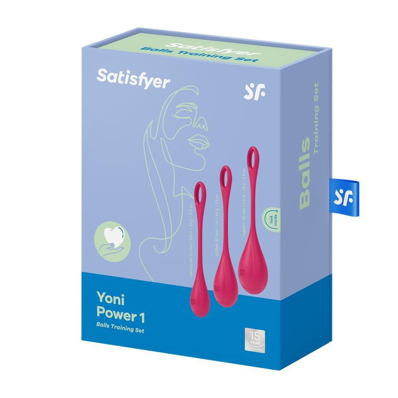 Satisfyer Yoni Power 1 — Palline Vaginali Progressive per Allenare il Pavimento Pelvico