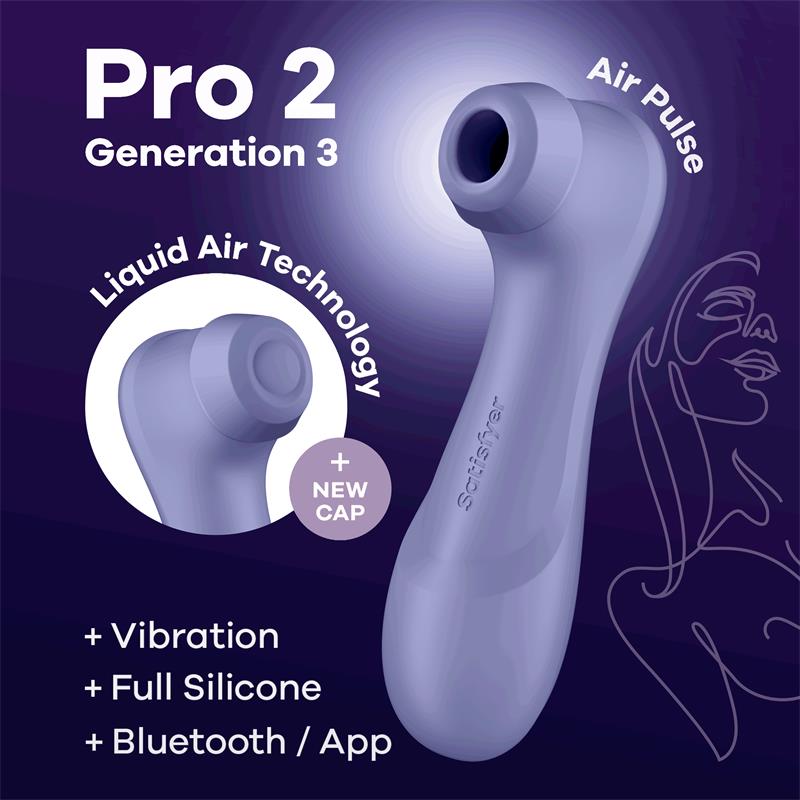 Satisfyer Pro 2 Generazione 3 Liquid Air Technology con App