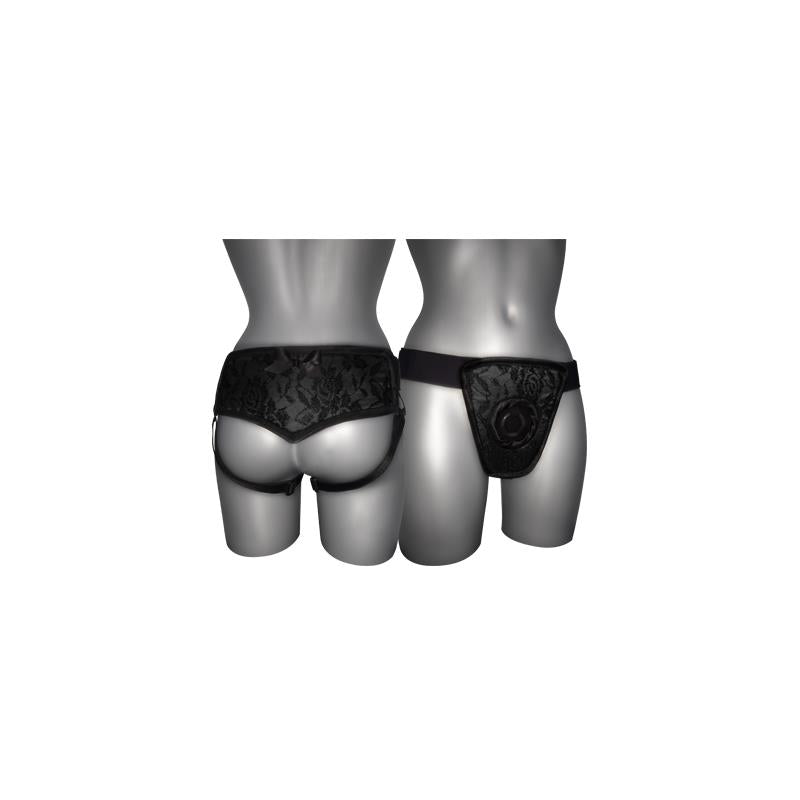 Strap-On Deluxe Rosso o Nero S-XL— Harness Regolabile per Gioco di Coppia