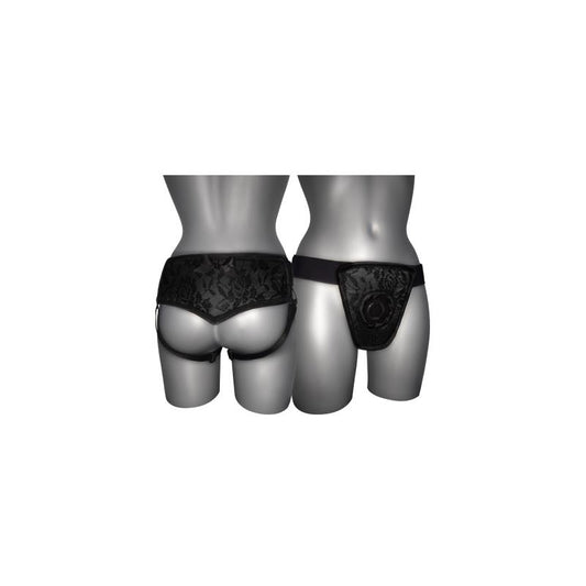 Strap-On Deluxe Rosso o Nero S-XL— Harness Regolabile per Gioco di Coppia